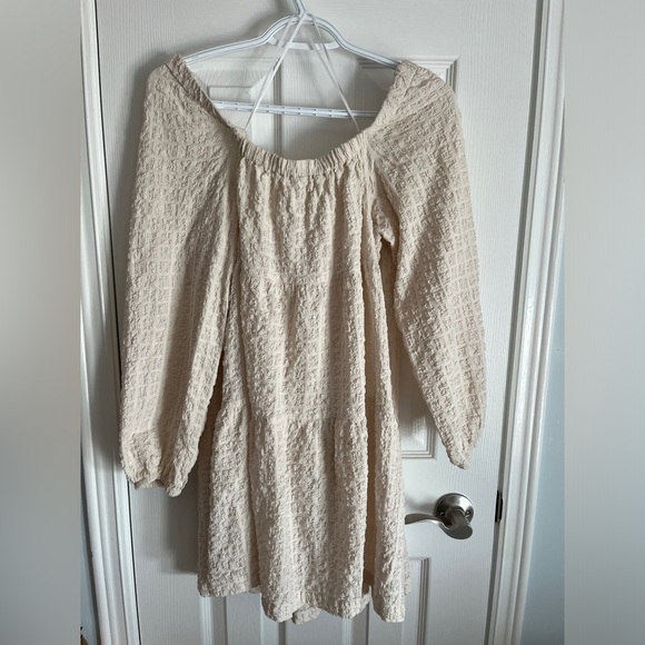 Cotton Square Neck Baby Doll Dress - Picture 3 of 4